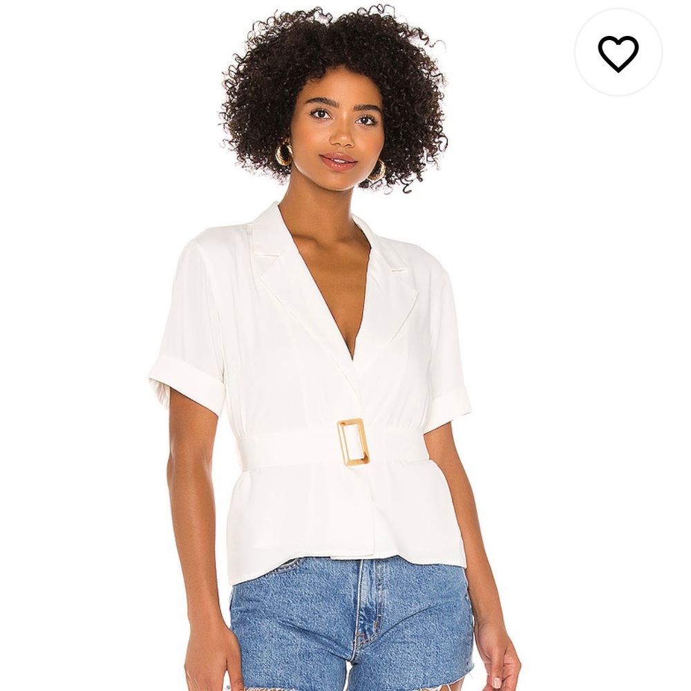 Song of Style White Top Blouse